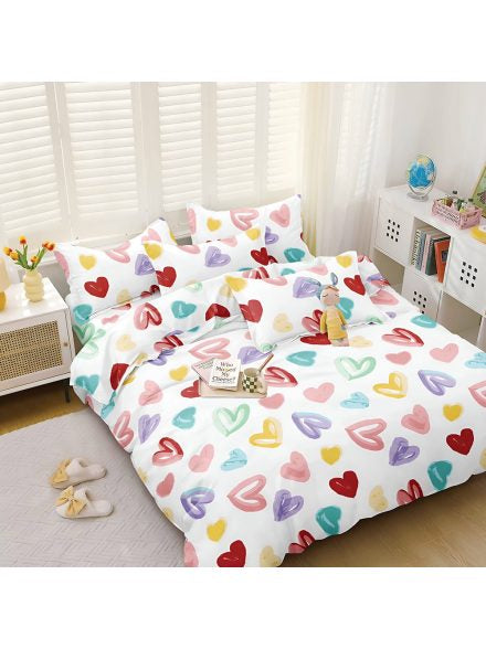 Спален комплект с ластик от 4 части